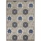 Homeroots 5 x 8 ft. Gray & Blue Indoor & Outdoor Area Rug 384984 - alternate 1